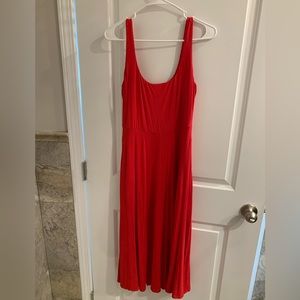 Size medium pull on maxi dress, worn once